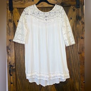 Boutique style white dress